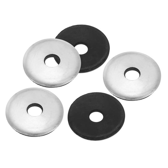 Uxcell M6.3x25mm Aluminum EPDM Bonded Sealing Neoprene Rubber Washers Gasket, 80Pieces