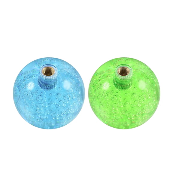 Uxcell M6 Green/Blue Joystick Head Rocker Ball Top Handle Arcade Game Replacement