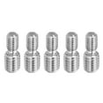 thumbnail image 1 of Uxcell M6*M8*20mm Double End Threaded Stud Screw Bolt, 5 Pack 304 Stainless, 1 of 5