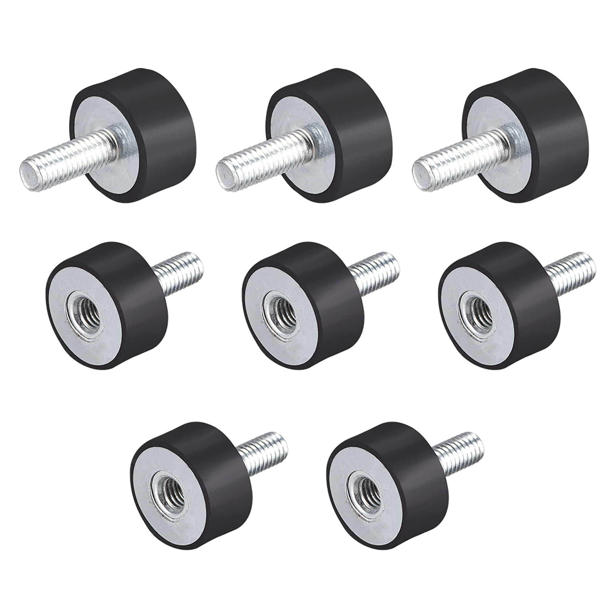 Uxcell M6 Male Female Rubber Anti Vibration Isolators Mount Shock ...