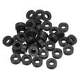 thumbnail image 1 of Uxcell M6 Rubber Flat Washer, 60 Pack 6mm ID 12mm OD Sealing Gasket Ring for Faucet Pipe Water Fastener Bolt, Black, 1 of 6