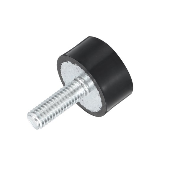 Uxcell M6 Rubber Vibration Shock Absorption Mount W Thread Stud 0.79" x 0.39"