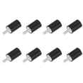 thumbnail image 1 of Uxcell M6 Rubber Vibration Shock Absorption Mount W Thread Stud 0.79" x 1.18" 8pack, 1 of 6