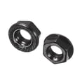 thumbnail image 1 of Uxcell M6 Serrated Flange Hex Lock Nuts, Carbon Steel Black Oxide Finished 100 Pack, 1 of 4
