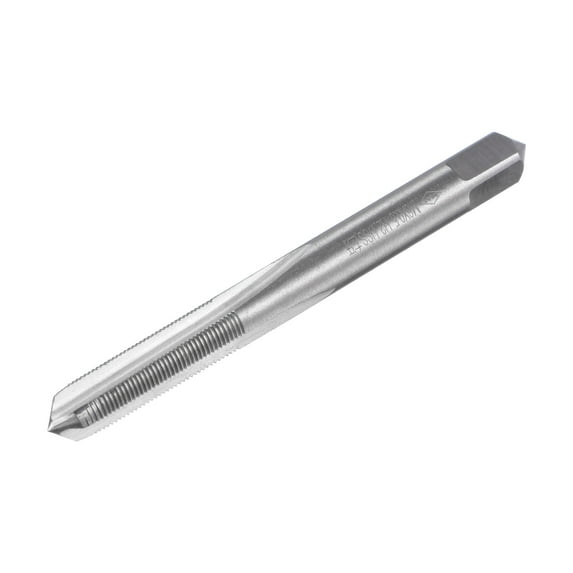 Uxcell M6 x 0.5 Left Hand High Speed Steel Machine 3 Straight Flutes Thread Tap