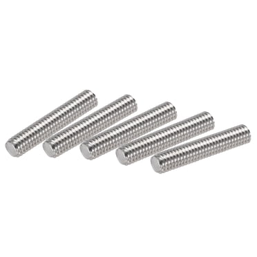 Uxcell Fully Threaded Rod M5 X 40mm 0.8mm Thread Pitch 304 Stainless Steel Right Hand Threaded Rods Bar Studs 15 Pack