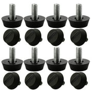 Uxcell M6 x 13x20mm Adjustable Leveling Feet Leveler Floor Protector for Chair Sofa Leg 16Pack