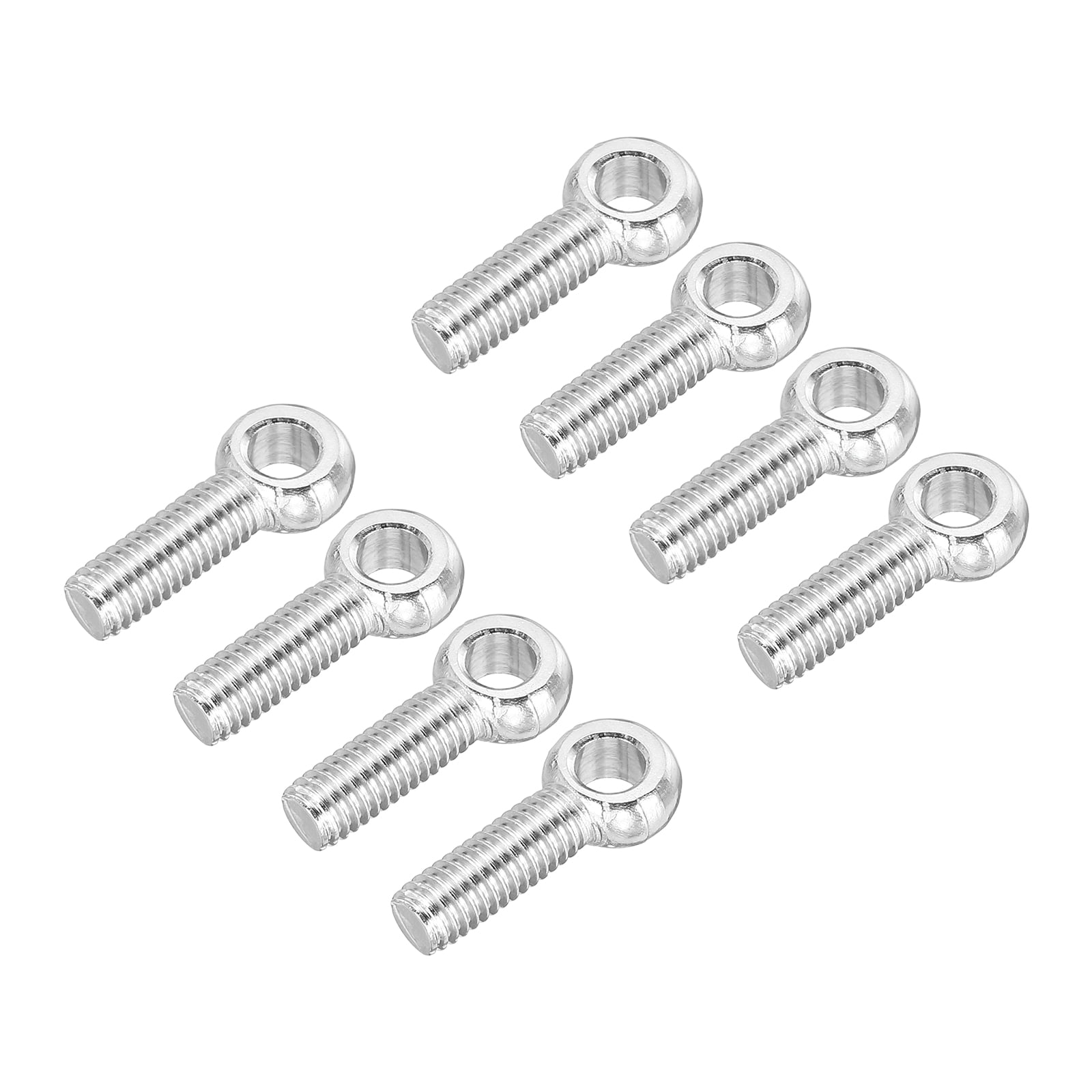 Large Thread Rigging Bolt Uxcell M6 x 20mm Shoulder Swing Lifting Eye Bolt, 8 Pcs 304 Stainless ...