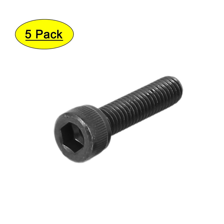 GuoYomm M10-1.5 X 65mm 8pcs Hex Socket Head Cap Screws Bolts, 12.9 Grade Alloy Steel, Black Oxide Finish, Metric Allen Drive, Full Thread