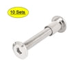 thumbnail image 1 of Uxcell M6 x 40mm Hex Socket Head Nut Countersunk Screw Bolt Fasteners (10 Sets), 1 of 5