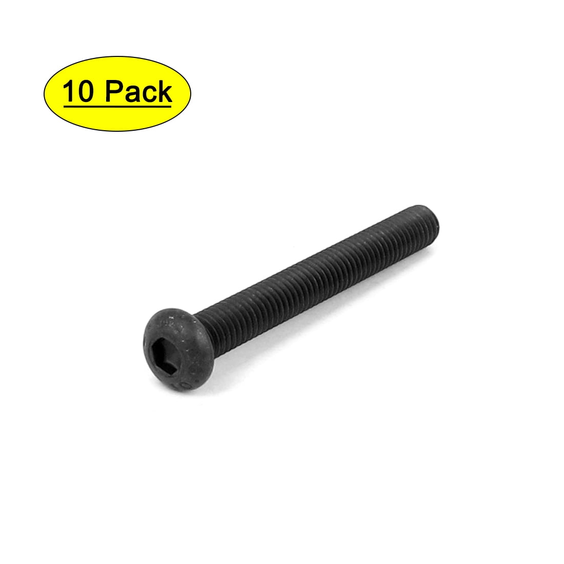 M6x25mm Titanium Alloy Hex Socket Cap Head Bolts - GR5 Ti, 4pcs For Bike