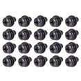 thumbnail image 1 of Uxcell M6x0.47'' Pan Head Machine Screws Bolts Combine Carbon Steel Black 20pcs, 1 of 2