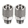 thumbnail image 1 of Uxcell M6x1 Compression Fitting Connector Male Thread Push in Quick Connect Air Tube Hose Straight Adapter 2 Pack, 1 of 4