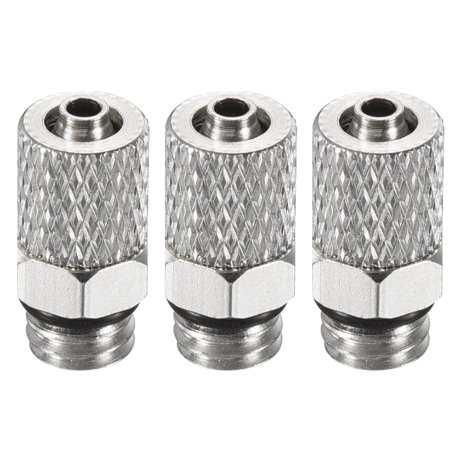 Uxcell M6x1 Compression Fitting Connector Male Thread Push to Quick