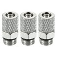 thumbnail image 1 of Uxcell M6x1 Compression Fitting Connector Male Thread Push to Quick Connect Air Tube Hose Straight Adapter 3 Pack, 1 of 4