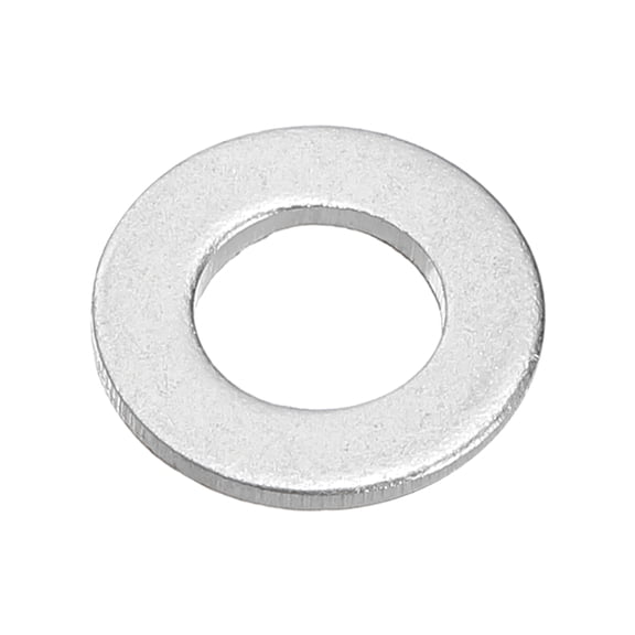 Uxcell M6x12x1mm Flat Washers, 50PCS Aluminum Automotive Drain Plug Gaskets, Silver