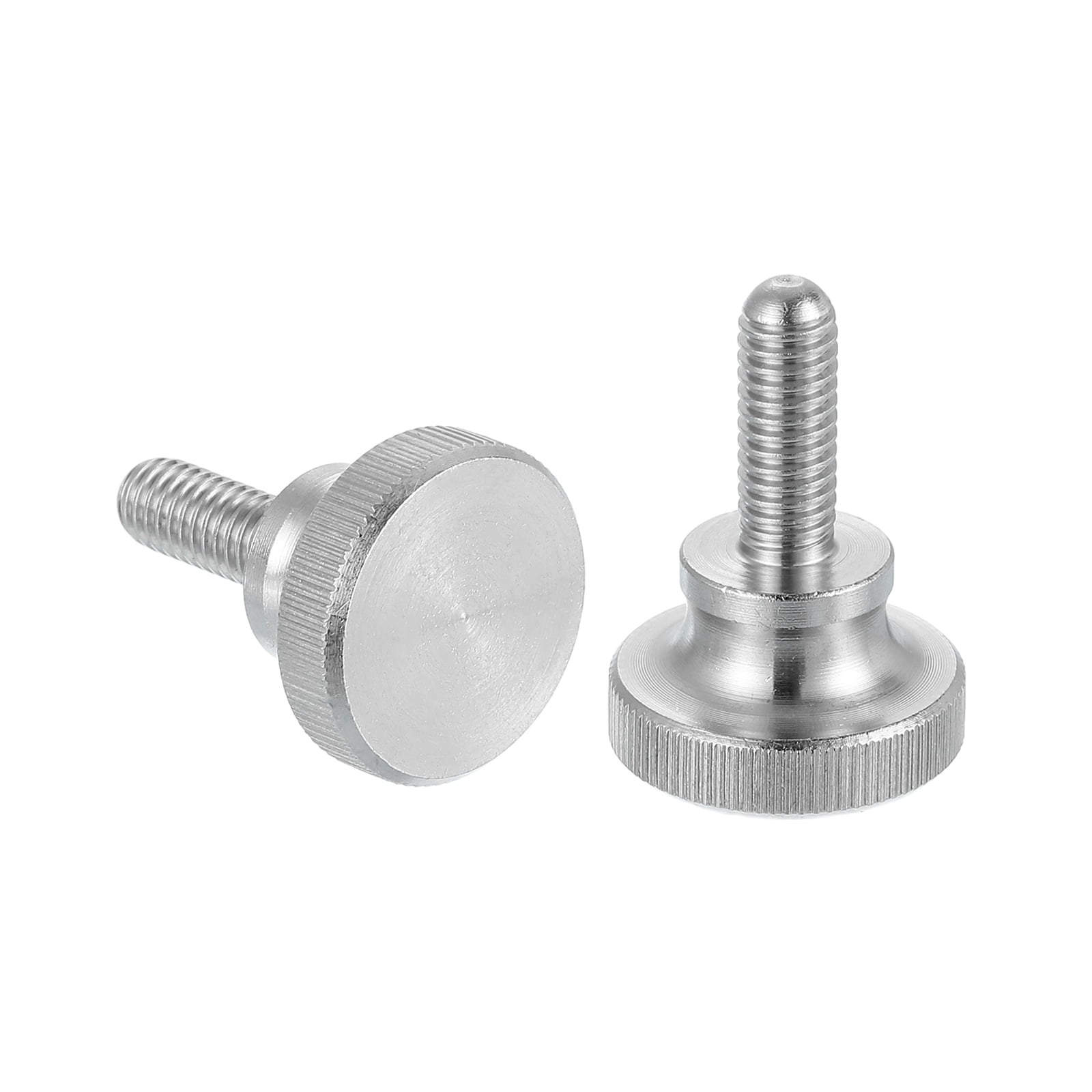 Uxcell M6x16mm Knurled Thumb Screws, 304 Stainless Steel Diamond Head ...