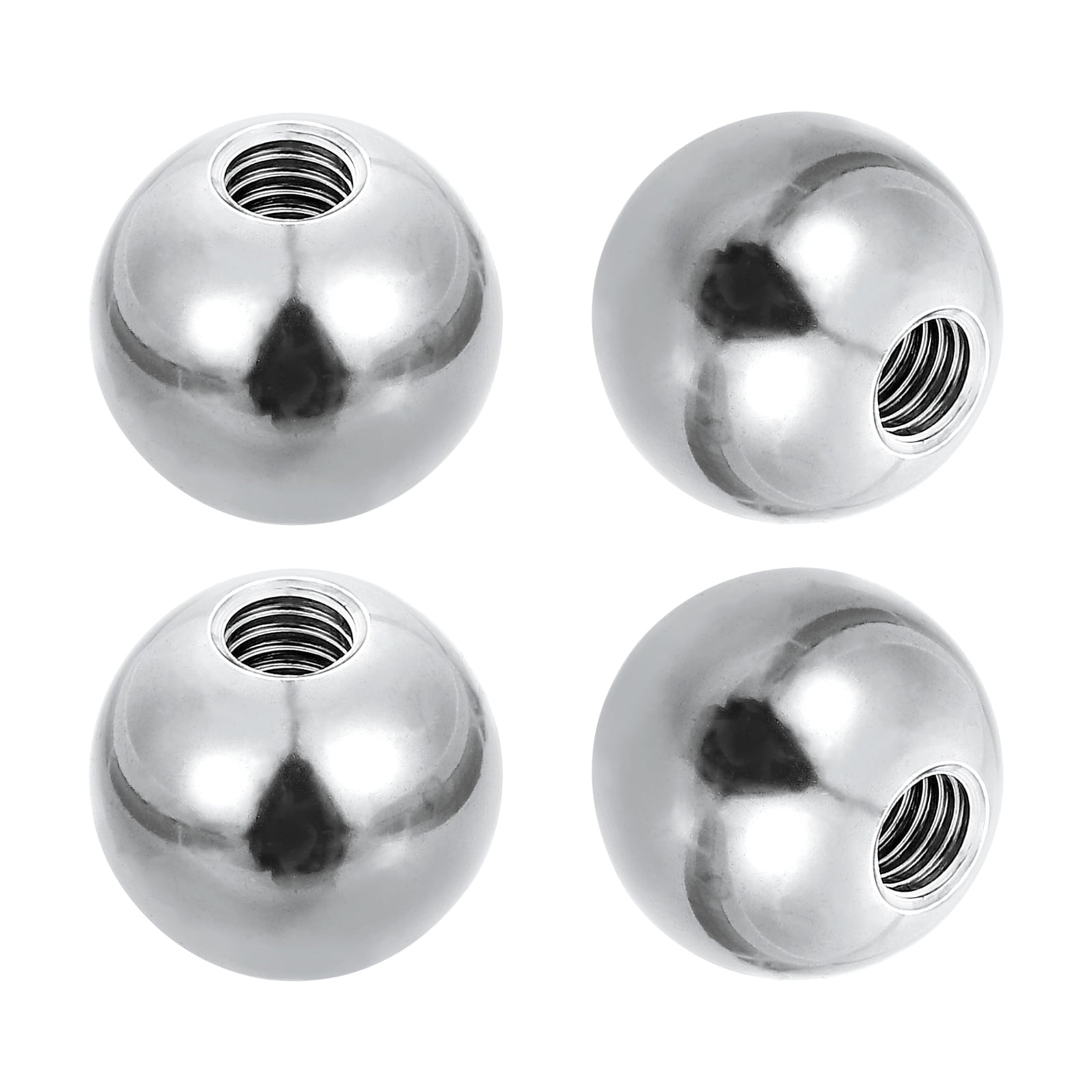 Uxcell Ball Nuts Knob, Stainless Steel Round Solid Blind Hole