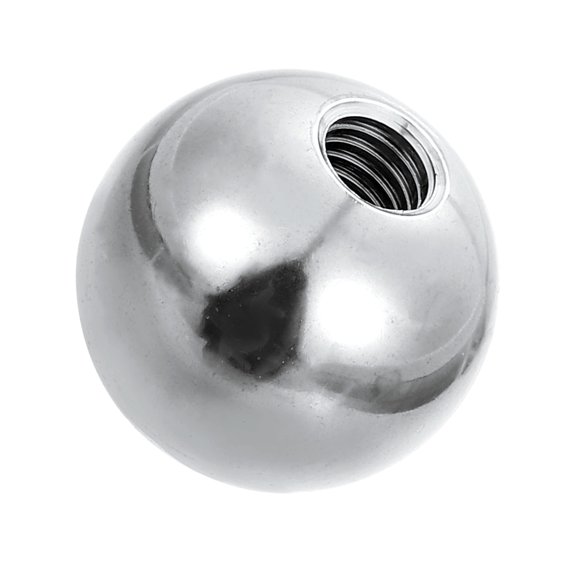Uxcell Ball Nuts Knob, Stainless Steel Round Solid Blind Hole Decorative Screw Cap Cover Machinery Handle Hardware M6x20mm 1