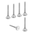 thumbnail image 1 of Uxcell M6x60mm Knurled Thumb Screws, 304 Stainless Steel Diamond Head Thumb Screws Metric Knurled Head Bolts with Shoulder Grip Knobs Hand Tighten Thread Fasteners, 20mm Dia. 6 Pcs, 1 of 7