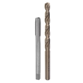 Uxcell M7 x 1 H2 Straight Flute Thread Tap 6mm Drill Bit Set High Speed Steel