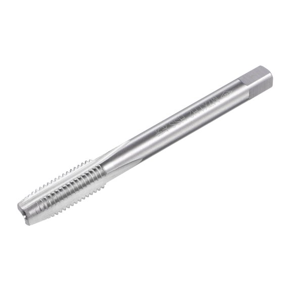 Uxcell M7 x 1 Left Hand High Speed Steel Machine 3 Straight Flutes Thread Tap