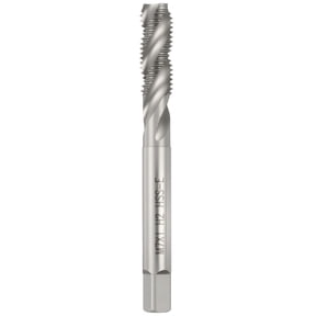 Uxcell M7 x 1 Spiral Flute Thread Tap - M2 High Speed Steel 3 Flute Right Hand Thread Tap Polished Finish Screw Thread Milling Machine Taps Threading Tapping