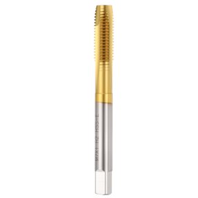 Uxcell M7 x 1 Spiral Point Tap - M2 High Speed Steel Metric Right Hand Thread Tap Titanium Finish Screw Thread Milling Machine Taps Threading Tapping