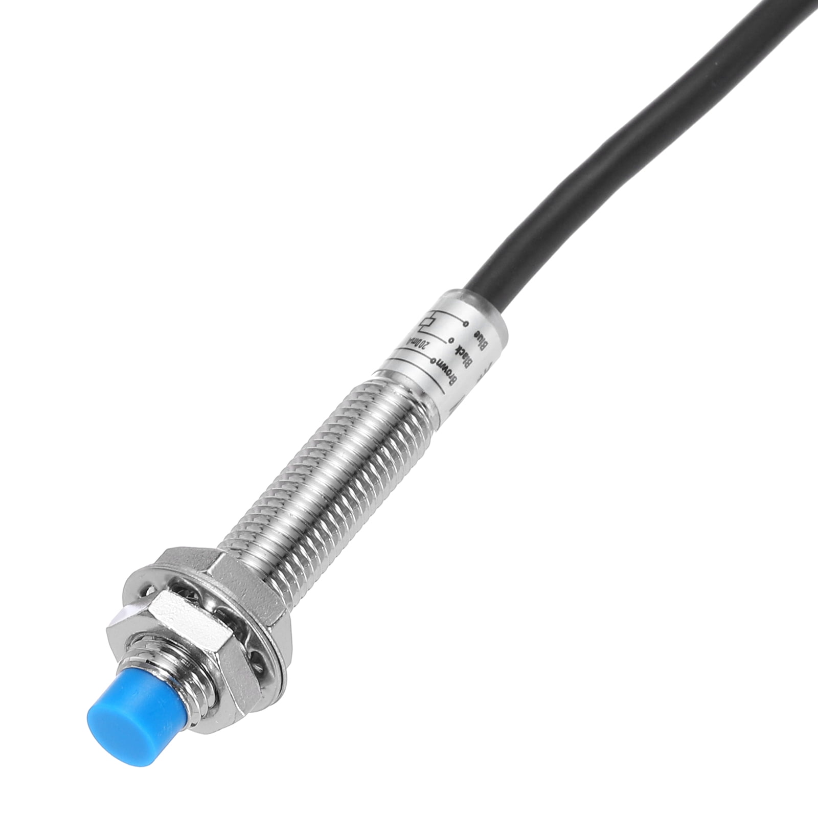 Uxcell M8 Approach Inductive Proximity Sensor Switch PNP NO 2mm ...