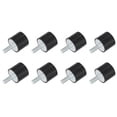 thumbnail image 1 of Uxcell M8 Rubber Vibration Shock Absorption Mount W Thread Stud 1.18" x 0.98" 8pack, 1 of 6