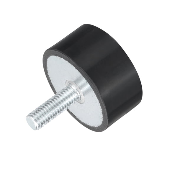 Uxcell M8 Rubber Vibration Shock Absorption Mount W Thread Stud 1.57" x 0.79"