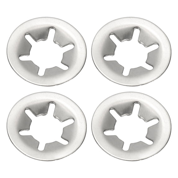 Uxcell M8 Star Internal Tooth Lock Washers 150Pcs Push on Retaining ...