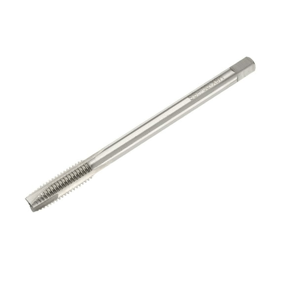 Uxcell M8 x 1.25 H2 Metric Spiral Point Thread Tap 100mm (4") Extra Long HSS Tapping Threading Tool