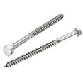 thumbnail image 1 of Uxcell M8 x 120mm 304 Stainless Steel Hex Lag Screws for Wood 10 Pack, 1 of 5