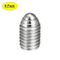 thumbnail image 1 of Uxcell M8 x 12mm 304 Stainless Steel Spring Hex Socket Ball Point Set Screws 8 Pack, 1 of 6