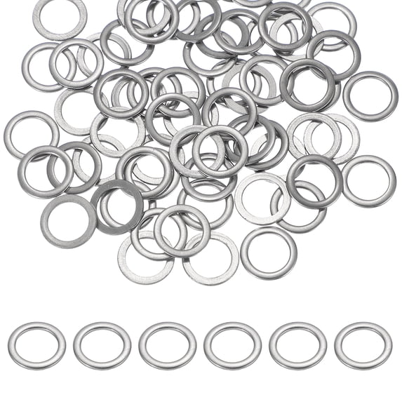 5 Rondelles Plates M14 Inox 304 15x28x2mm - Lot De 5 Pièces Neuves Uxcell