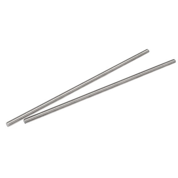 Uxcell M8 x 250mm 304 Stainless Steel Fully Threaded Rod Right Hand Threads 2 Pack