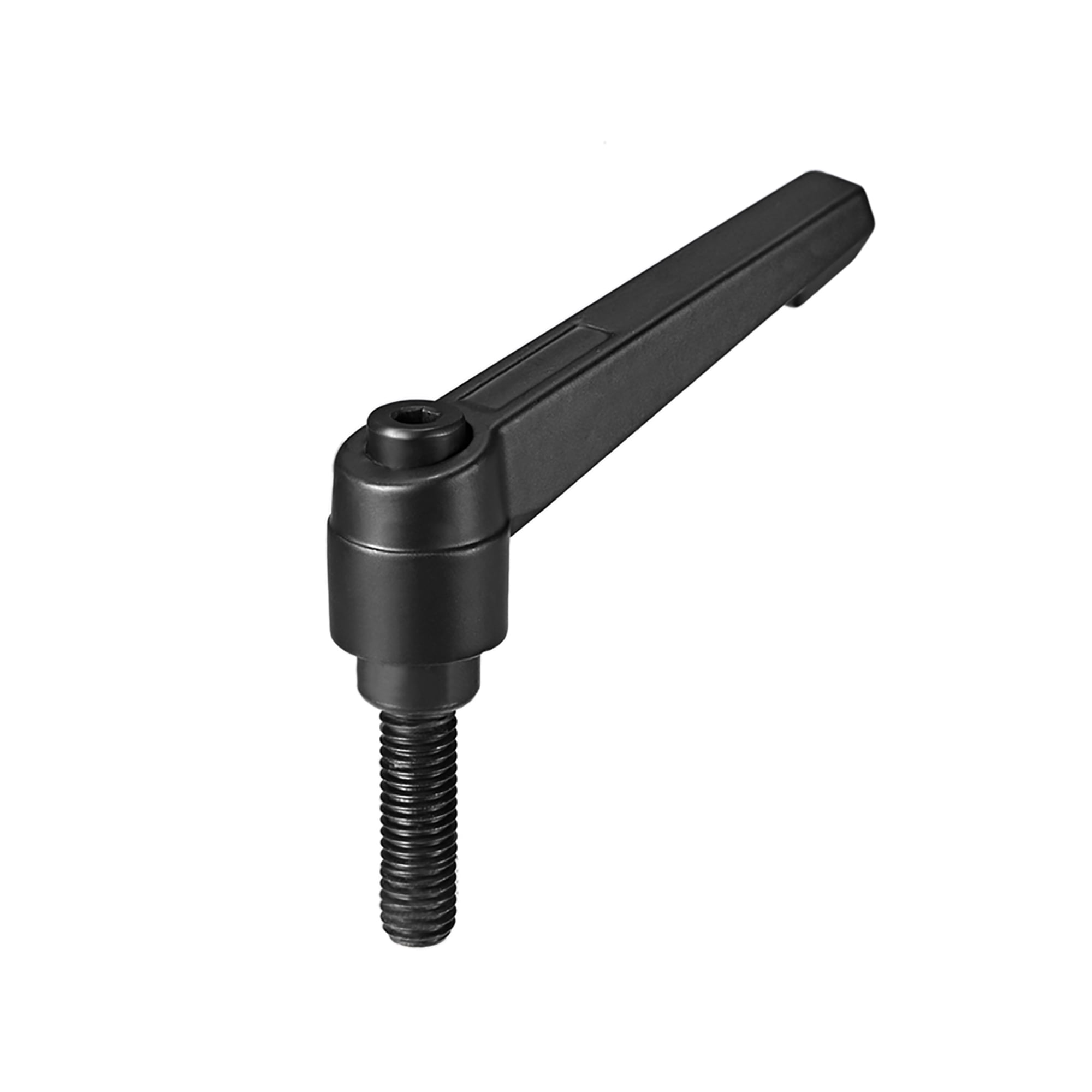 Uxcell M8 x 25mm Metric Adjustable Clamping Lever Handle with Stud ...