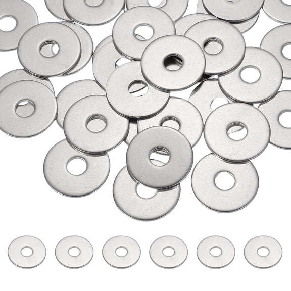 Uxcell M8 x 30mm Metal Screw Washers Set, 36Pcs 304 Stainless Steel Flat Washers