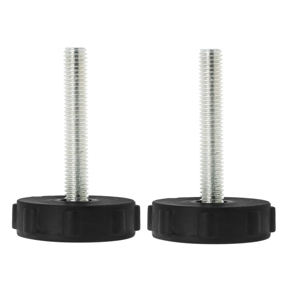 Uxcell M8 x 50 x 40mm Furniture Glide Leveling Feet Adjustable Leveler Floor Protector for Furniture Table Leg 2pcs