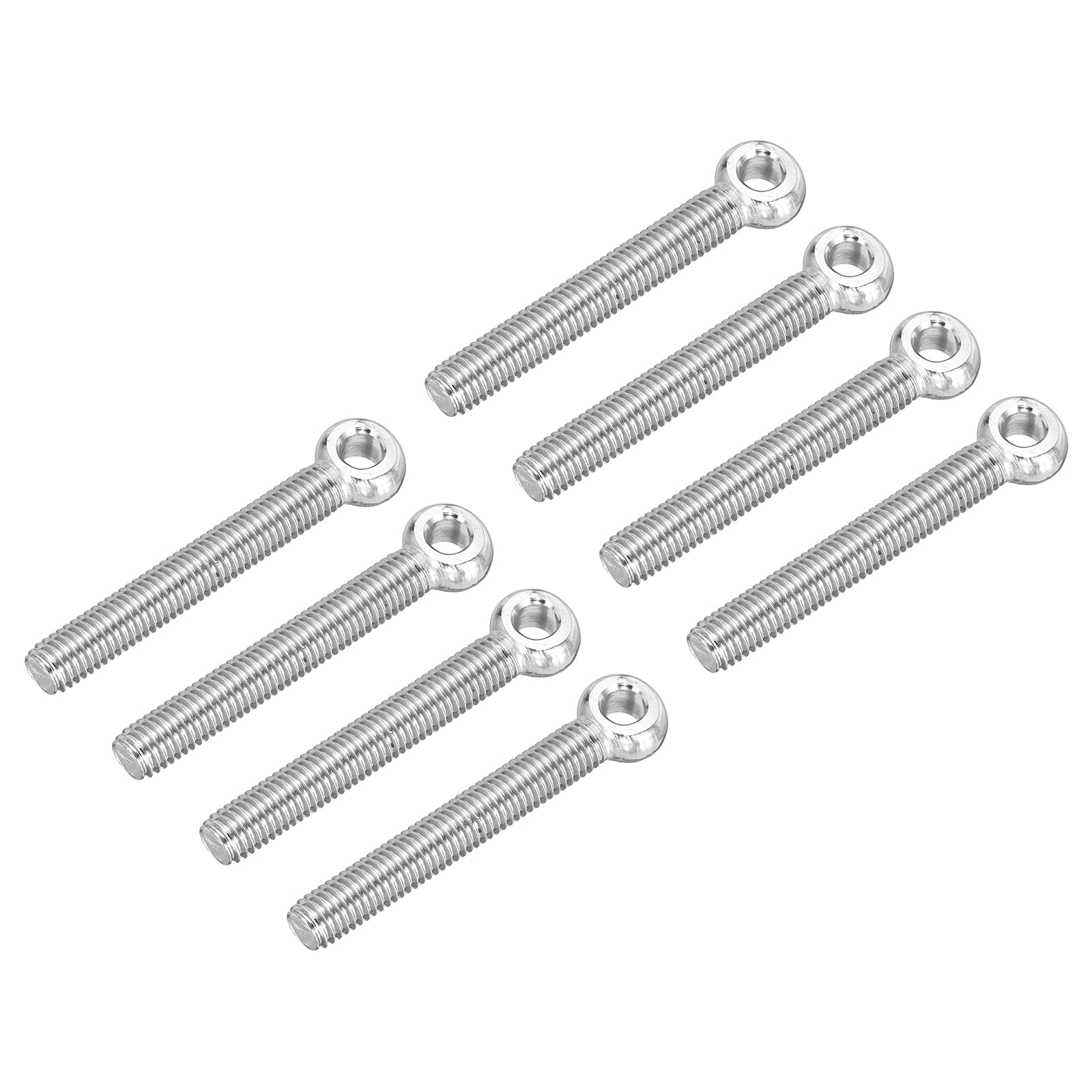 Large Thread Rigging Bolt Uxcell M8 x 60mm Shoulder Swing Lifting Eye Bolt, 8 Pcs 304 Stainless ...