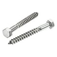 thumbnail image 1 of Uxcell M8 x 75mm 304 Stainless Steel Hex Lag Screws for Wood 10 Pack, 1 of 5