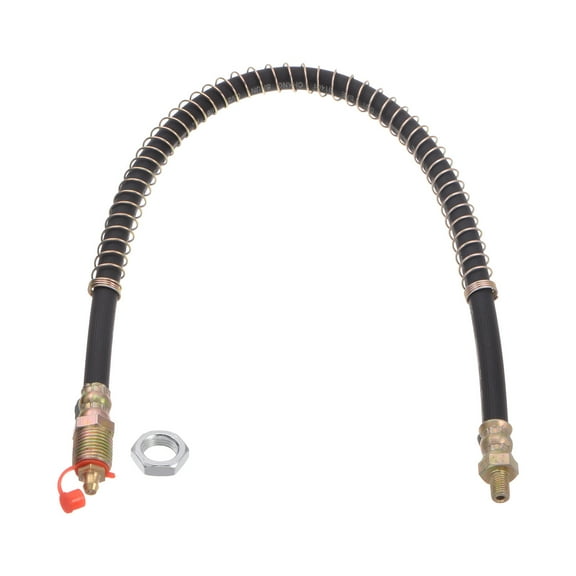 Uxcell M8x1 Thread 19.69" Length Flexible Extension Grease Hose with Fixing Hex Screw Nut for Grease Gun Lubrication