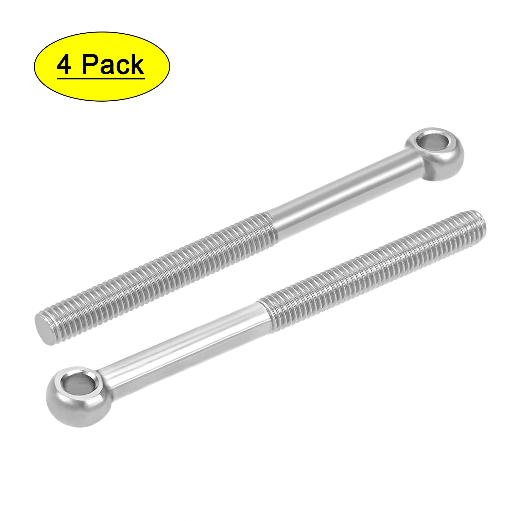 Uxcell M8x100mm 304 Stainless Steel Machine Shoulder Lift Eye Bolt