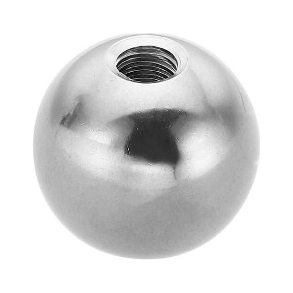 Uxcell M8x28mm Ball Nuts Knob, 1 Pcs Female Thread 304 Stainless Steel Round Blind Hole Screw Cap Cover, Silver