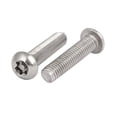 thumbnail image 1 of Uxcell M8x35mm 304 Stainless Steel Button Head Torx Security Machine Screws (2-pack), 1 of 2