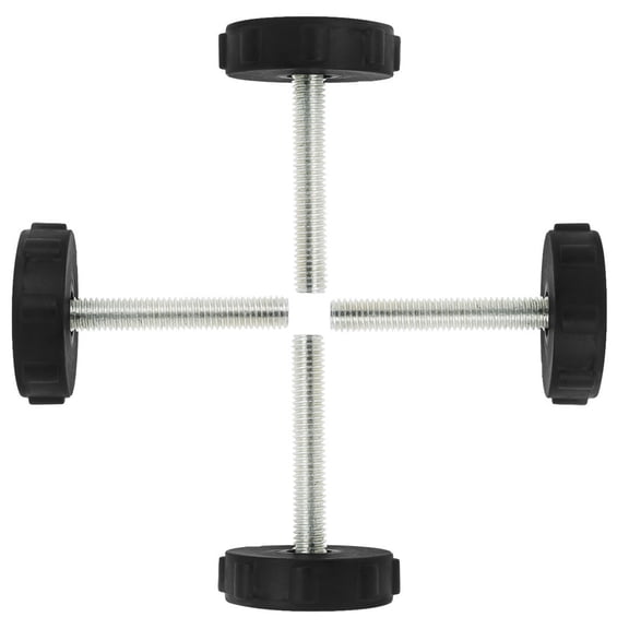 Uxcell M8x50x40mm Furniture Glide Leveling Feet Adjustable Leveler Floor Protector for Furniture Table Leg 4pcs