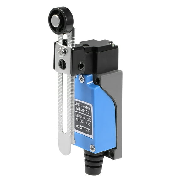 Uxcell ME-8108 1NC+1NO Adjustable Roller Lever Arm Momentary Limit Switches