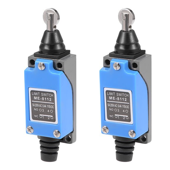Uxcell ME-8112 1NC+1NO Roller Plunger Momentary Limit Switches 2 Pack