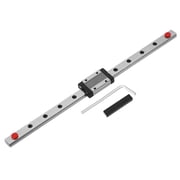Uxcell MGN12H 300mm Linear Sliding Rail Guide with MGN12H Sliding Carriage Block, Mini Guide and Hex Wrench, Linear Motion Guideway for Mini Engraving CNC Machine 3D Printer
